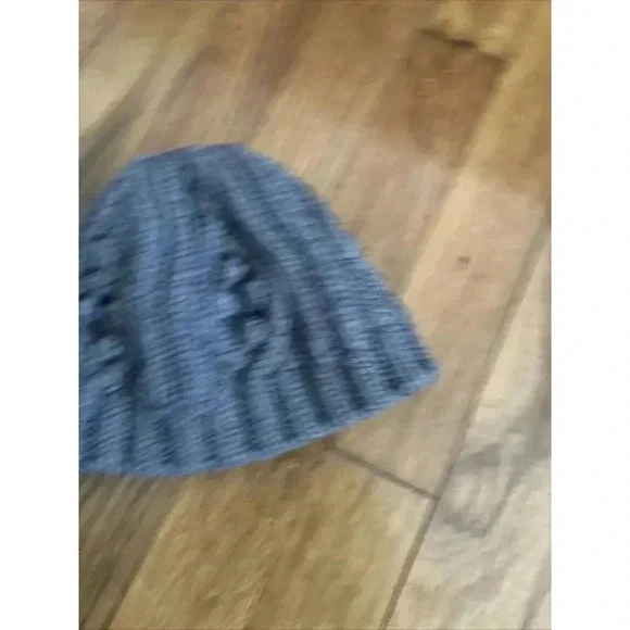 Burberry Youth Beanie Merino Wool Gray Size S/M
